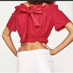 Zara Top | over the shoulder